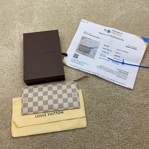 Louis Vuitton Damier Azur Pochette Félicie Mini Pochette ballerina pink pouch